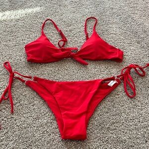 Zaful red bikini never worn only washed